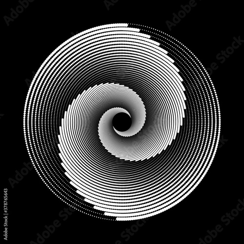 Design spiral dots backdrop