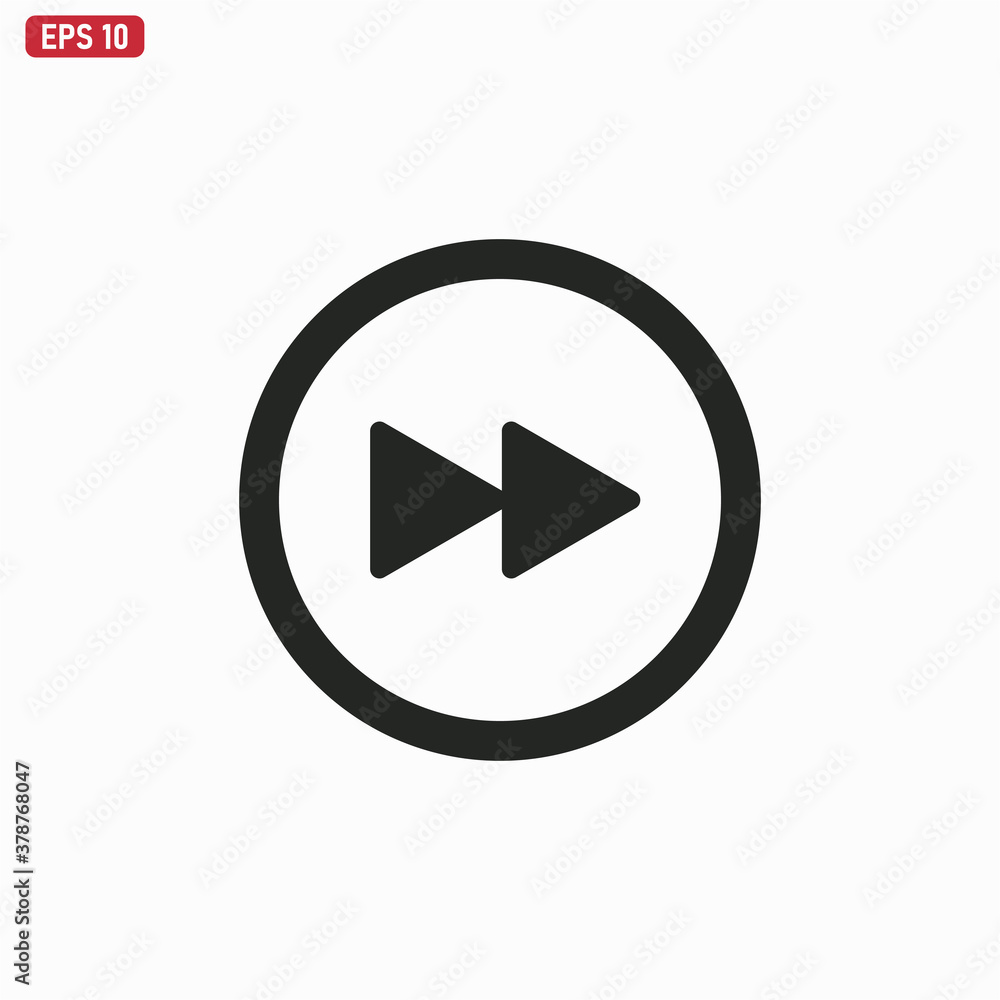 Forward icon vector . Forward sign Forward icon vector . Forward sign