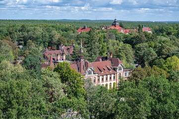 Wandcirkels Oud Ziekenhuis Beelitz Verlaten Heilstätten complex in Beelitz  © JKFTV.de
