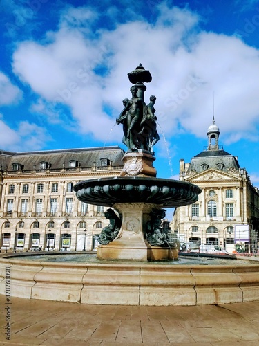 Stock Exchange square, Bordeaux, France