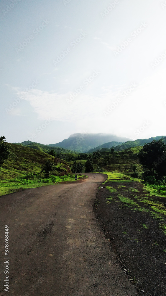 Fototapeta premium Traveling through the nature.