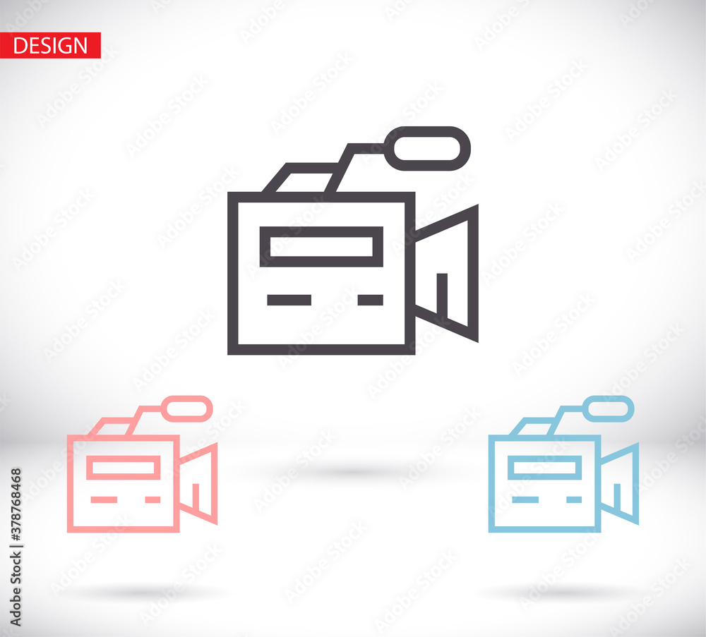 video camera 10 bond icon design vector graphics video camera 10 bond icon design vector graphics