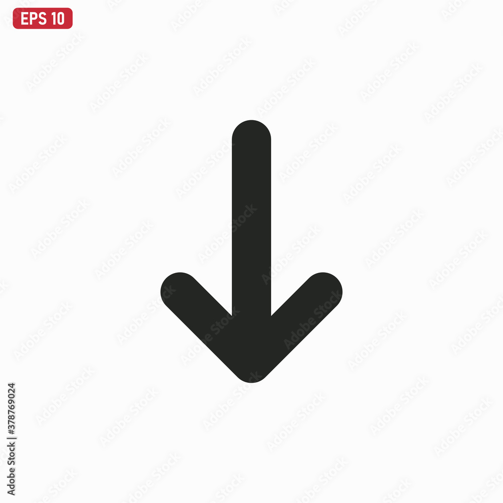 Down Arrow icon vector eps 10 Down Arrow icon vector eps 10