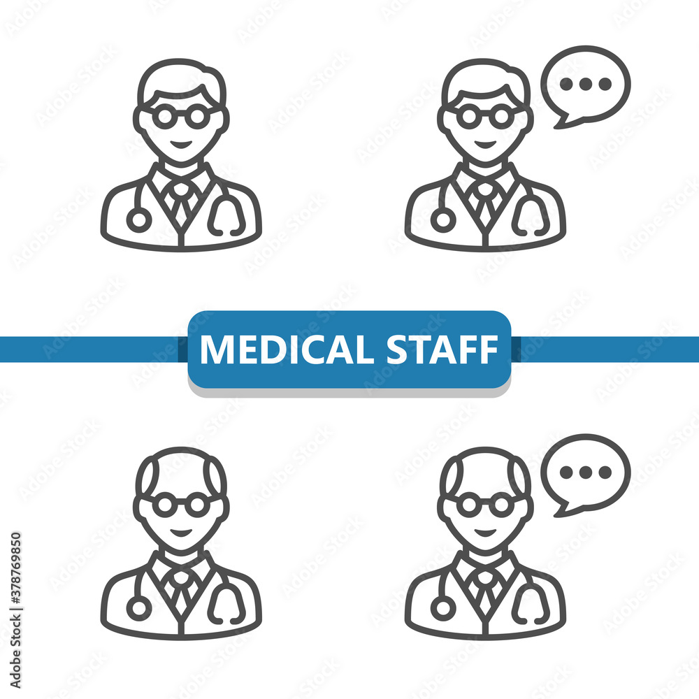 Medical Staff Icons Medical Staff Icons