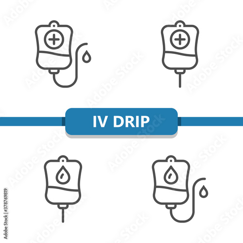 IV Drip Icons