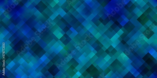 Light BLUE vector background with rectangles.