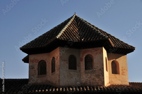 Morning at the Alhambra of Granada in the Covid-19-pandemic