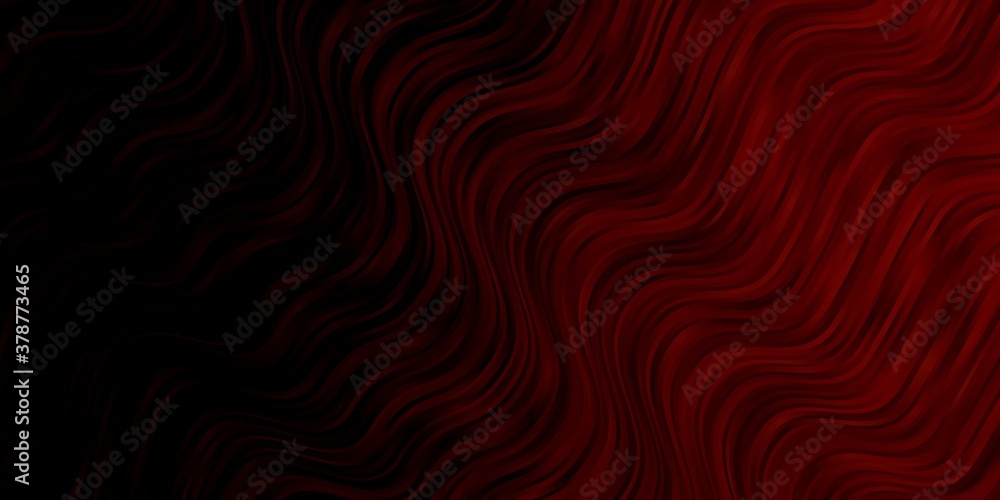 Dark Red vector layout with circular arc. Bright sample with colorful bent lines, shapes. Pattern for commercials, ads. Dark Red vector layout with circular arc. Bright sample with colorful bent lines, shapes. Pattern for commercials, ads.