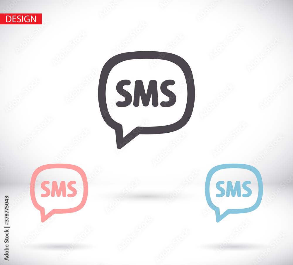 SMS mail vector icon. mail to receive SMS icon. mail to send SMS icon. mail for reading SMS flat SMS mail vector icon. mail to receive SMS icon. mail to send SMS icon. mail for reading SMS flat