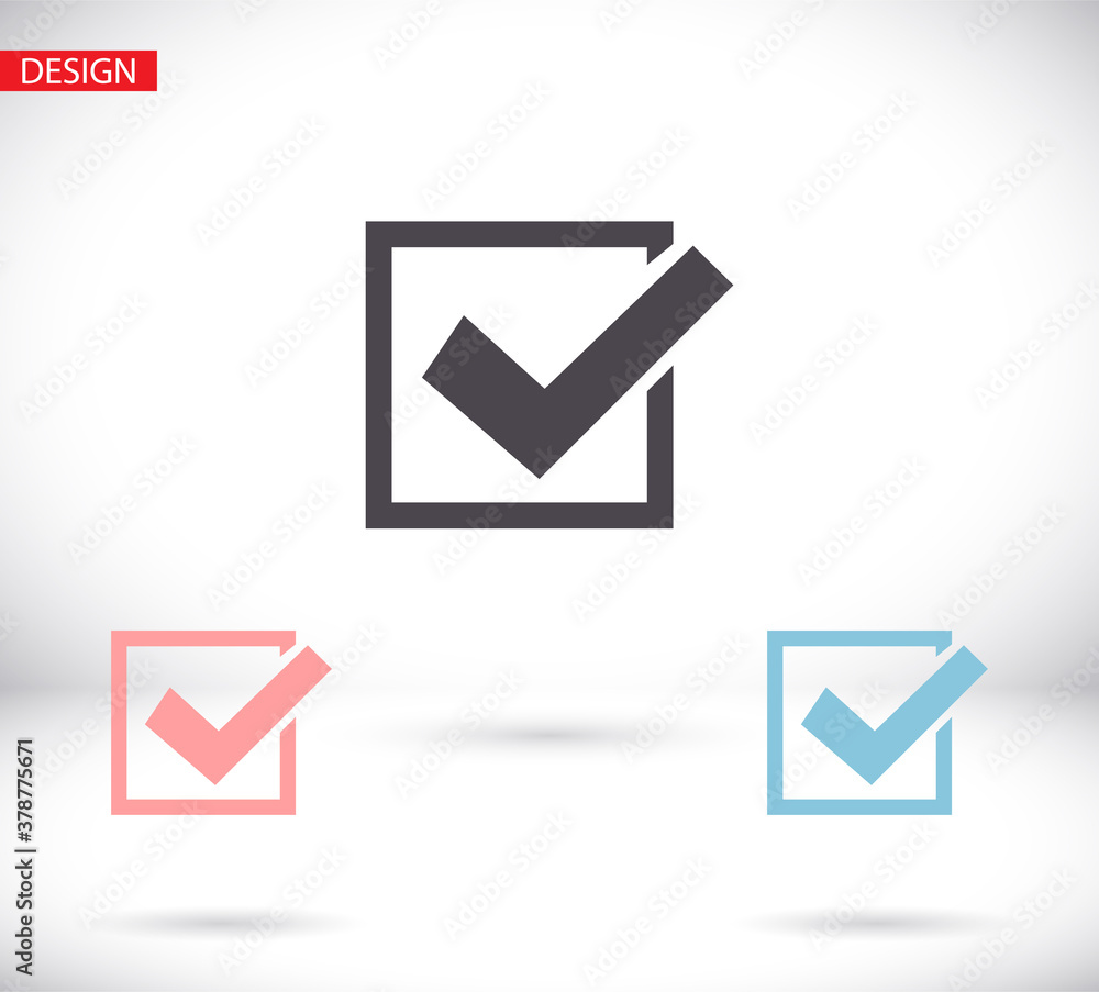 Check mark logo vector or icon. Tick symbol in green color illustration vector or icon. Accept okay symbol for approvement vector or icon or checklist design vector or icon. Check mark logo vector or icon. Tick symbol in green color illustration vector or icon. Accept okay symbol for approvement vector or icon or checklist design vector or icon.