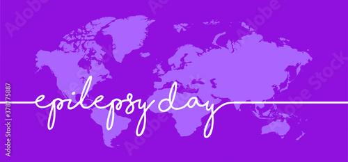 Purple day ribbon or month awareness november or april. World epilepsy day. Alzheimer disease, down, pancreatic cancer, fibromyalgia syndrome against. Vector solidarity ribbons symbol icons. Lupus day