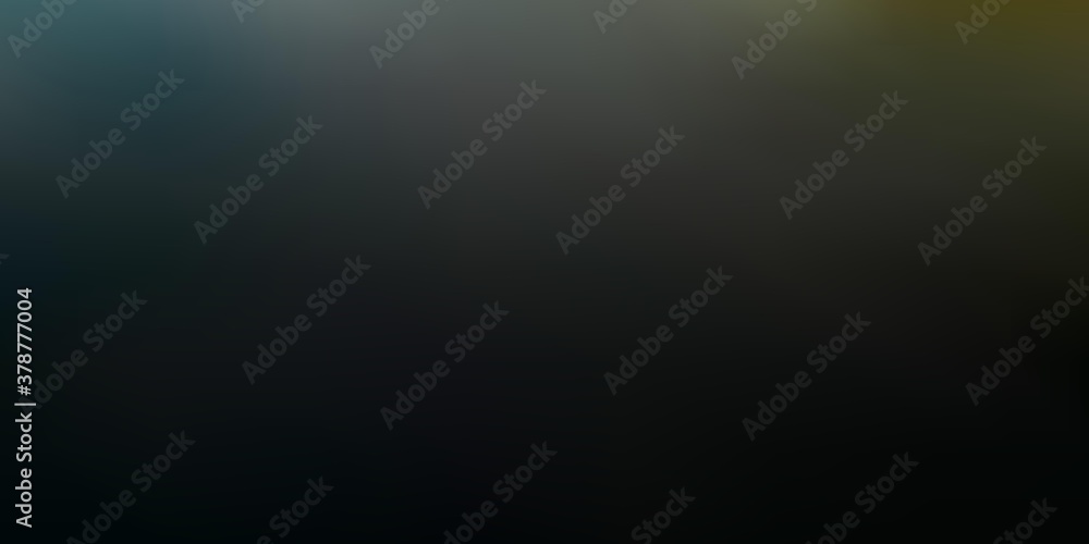Light blue, yellow vector abstract blur background.