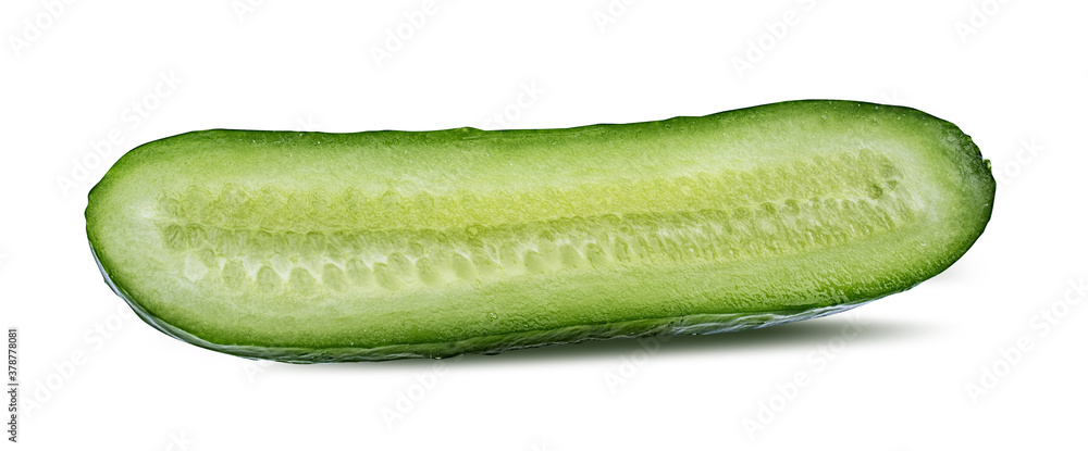 Fresh cucumber isolated on white background with clipping path Fresh cucumber isolated on white background with clipping path