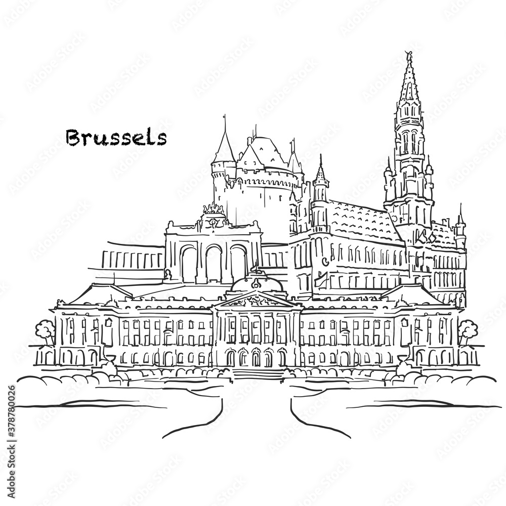 Famous buildings of Brussels