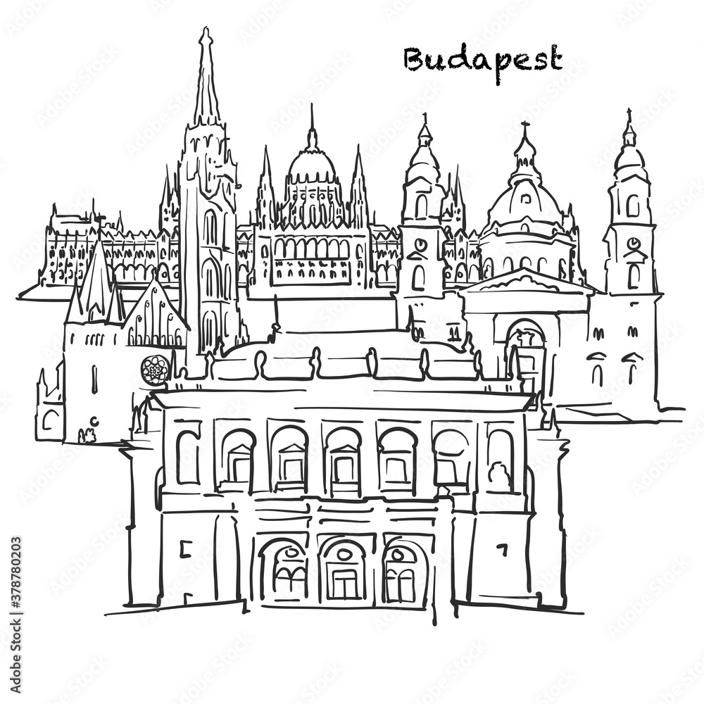 Famous buildings of Budapest