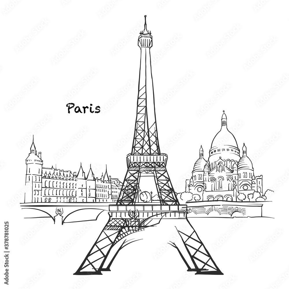 Famous buildings of Paris