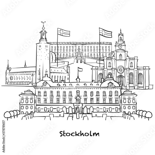 Famous buildings of Stockholm
