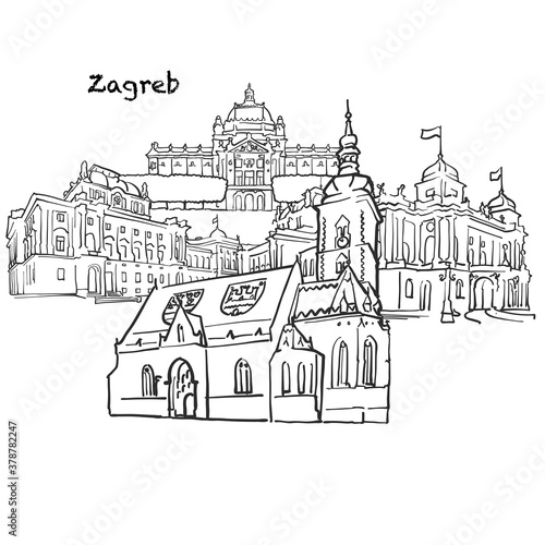 Famous buildings of Zagreb