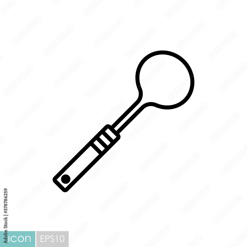 Ice cream spoon vector icon. Kitchen appliances Ice cream spoon vector icon. Kitchen appliances