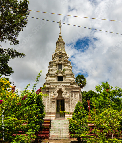 Tomb of Kmer monk photo