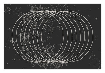 Papier peint photo Minimaliste art Illustration créative aux lignes manuscrites tendance  © C Design Studio