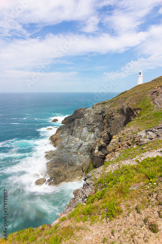 Rugged Cornish Coastline - Trevose Head, Cornwall, England photo