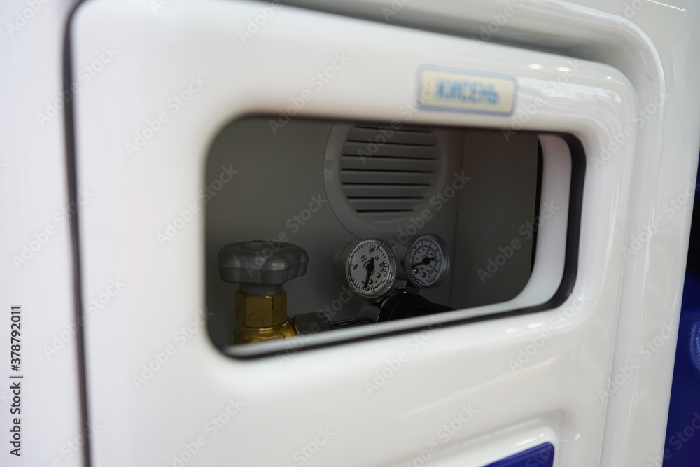 Oxygen in ambulance Oxygen in ambulance