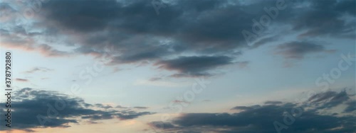 Sunset Clouds Anamorphic Timelapse
