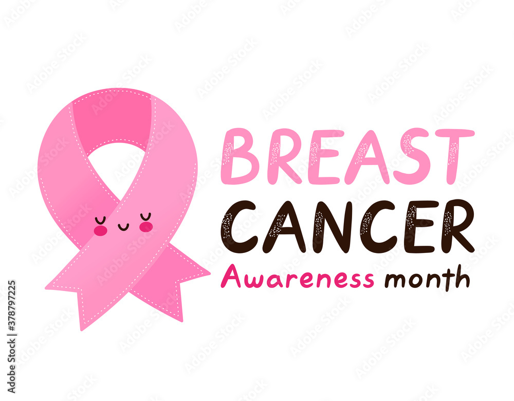 Breast Cancer Awareness Month pink ribbon banner Breast Cancer Awareness Month pink ribbon banner