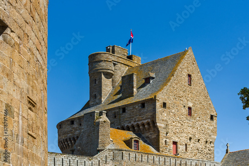 the dungeon of the castle of Duchess Anne of Brittany in the old town of Saint-Malo, France photo