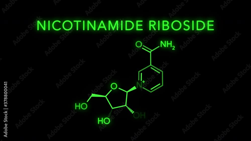Nicotinamide riboside also known as Vitamin B3 Molecular Structure