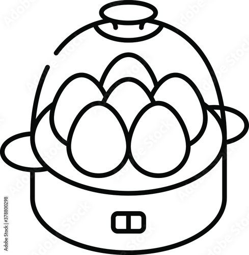 Egg boiler icon