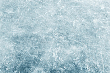 Natural texture of winter ice, blue ice as background