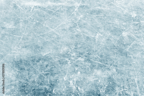 Natural texture of winter ice, blue ice as background © Savvapanf Photo ©