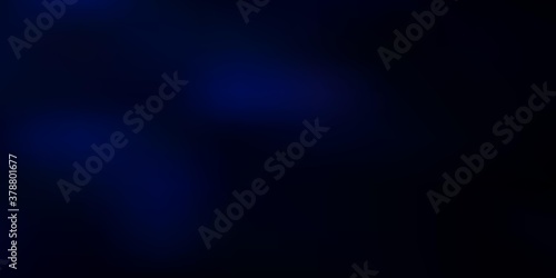 Dark blue vector blur template.