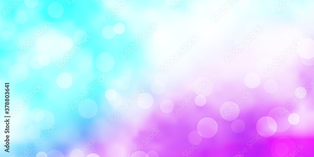 Light Pink, Blue vector backdrop with circles. Illustration with set of shining colorful abstract spheres. Pattern for websites, landing pages. Light Pink, Blue vector backdrop with circles. Illustration with set of shining colorful abstract spheres. Pattern for websites, landing pages.