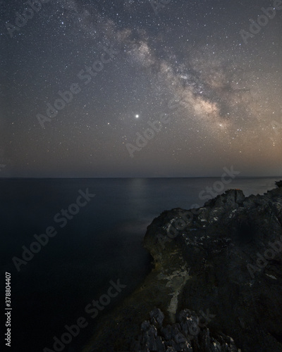 Milky Way near the sea 