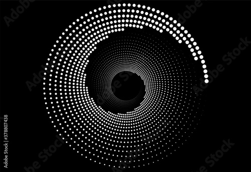 Halftone texture abstract. color vintage background. Wheel technology pattern.