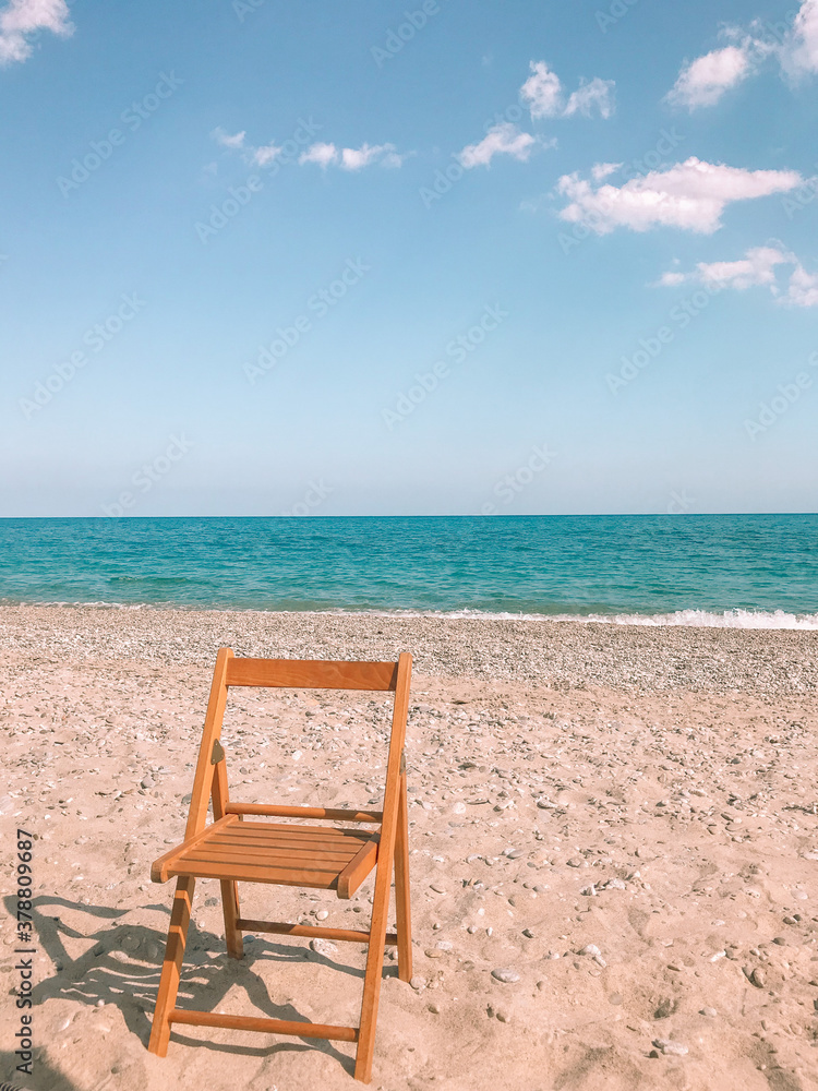 chair on the beach