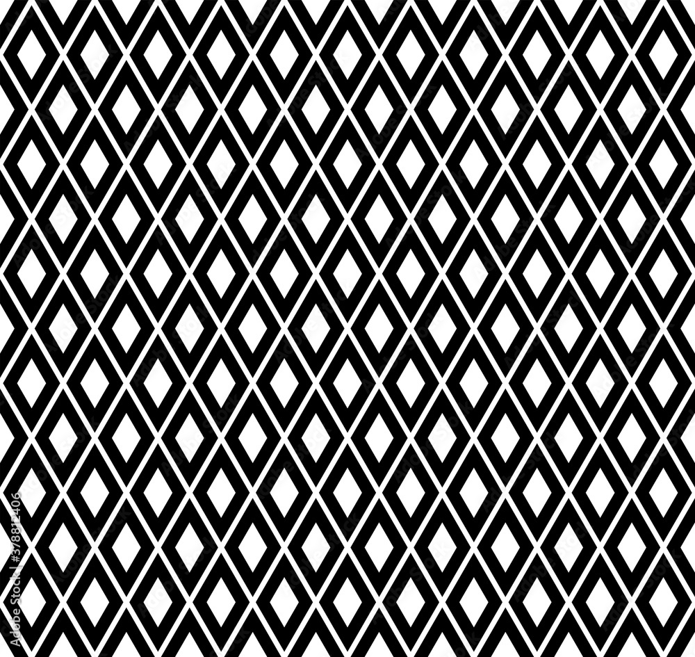 Seamless geometric diamonds pattern and texture.