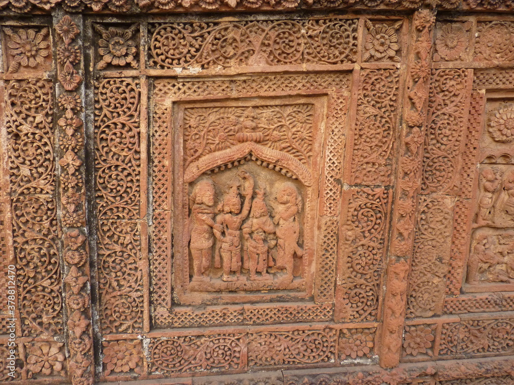 Architecture Of Terracotta Temples Of Bishnupur, Bankura, West Bengal