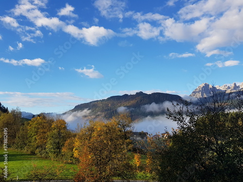autumn landscape in the mountains