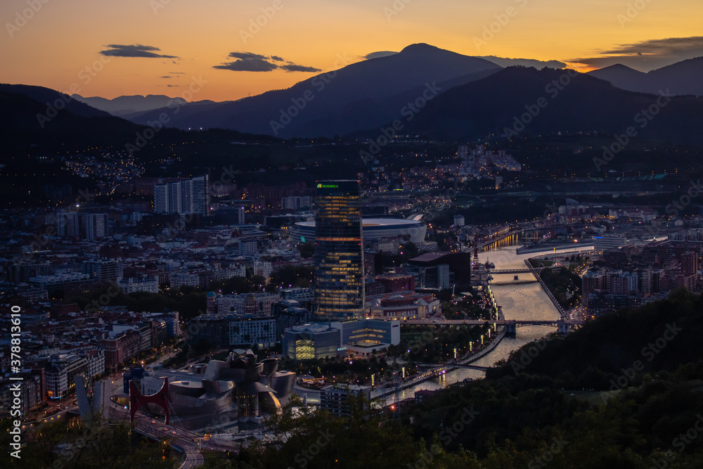 Obraz premium View of Bilbao.