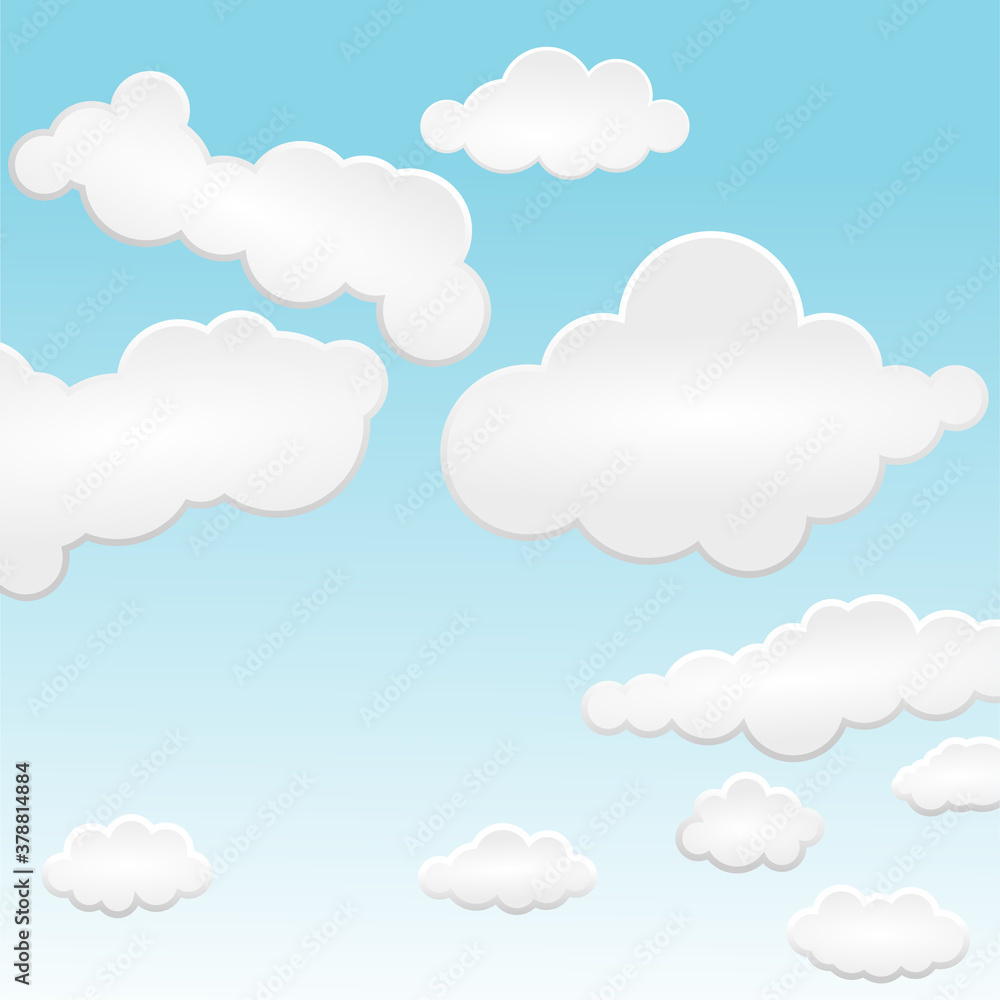 background white clouds on blue sky atmosphere vector.illustration. background white clouds on blue sky atmosphere vector.illustration.