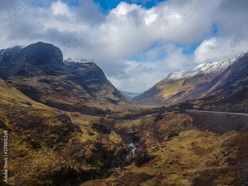 Scottish Highands. Scenic Mountain Landscape