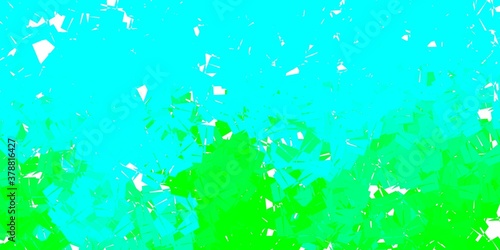 Light green vector gradient polygon wallpaper.