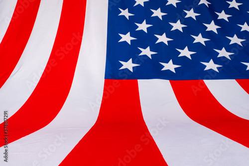 The American flag is remove...
