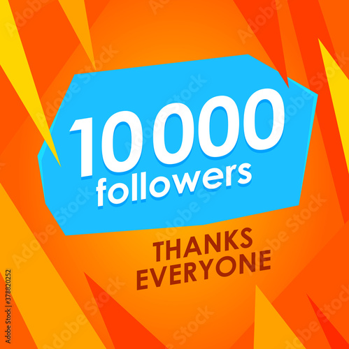 Flat followers for marketing design. Business vector illustration modern design. Communication network