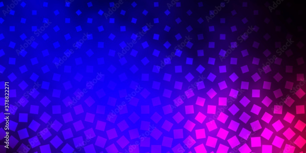 Obraz premium Dark Blue, Red vector template in rectangles. Illustration with a set of gradient rectangles. Template for cellphones.
