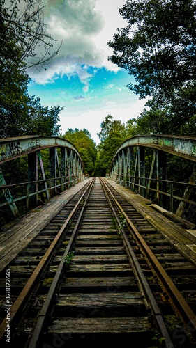 Abandoned bridge in Sweden